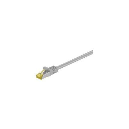 Goobay RJ45 CAT 7 S/FTP CU 5m Grey - High-Speed Ethernet Cable for Unmatched Connectivity